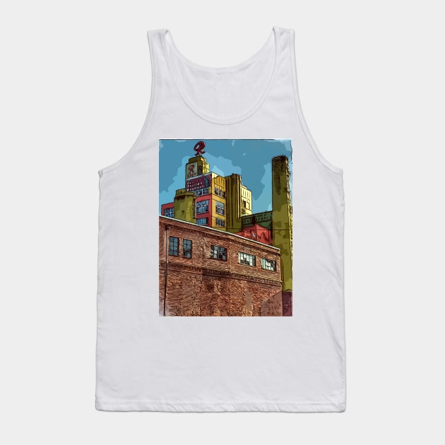 Rainier Beer building in Seattle Washington USa Tank Top by WelshDesigns